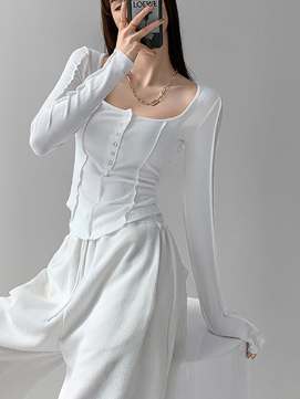 European American Style Stitching Single Breasted Coat