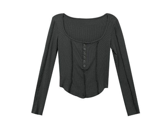 European American Style Stitching Single Breasted Coat